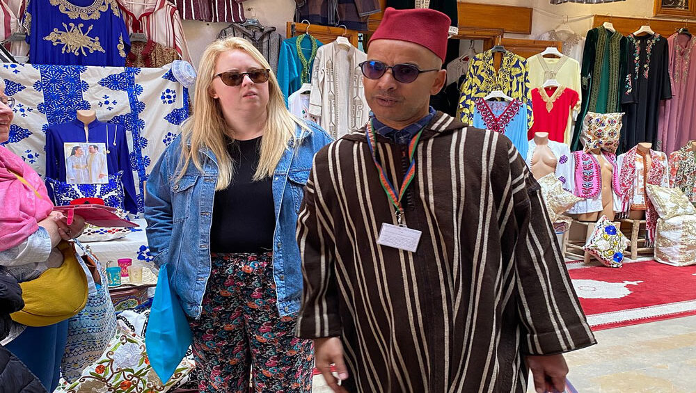 female tour guide Marrakech